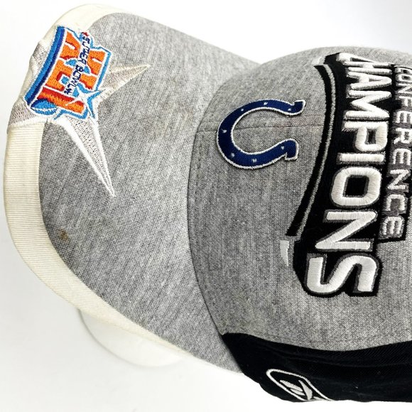 Reebok On Field 2006 Indianapolis Colts XLI Conference Champions Baseball Hat - Picture 5 of 7